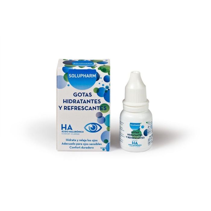 Gotas Hidratantes y Refrescantes para los Ojos con Ácido Hialurónico 0,2% de Solupharm - 10 ml