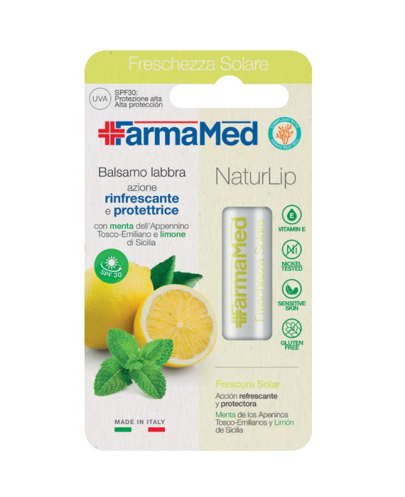 LipBalm Bálsamo Labial Protector Solar FarmaMed NaturLip con SPF30 - 5,5 ml