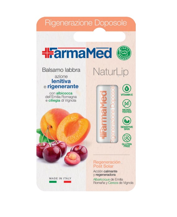 LipBalm Bálsamo Labial Regeneración Post Solar FarmaMed NaturLip - 5,5 ml