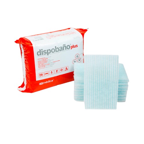 Esponjas Jabonosas Desechables de Fibra de Dispobaño Plus 150g/m2 y 20×12 cm - Paquete de 20 Unidades