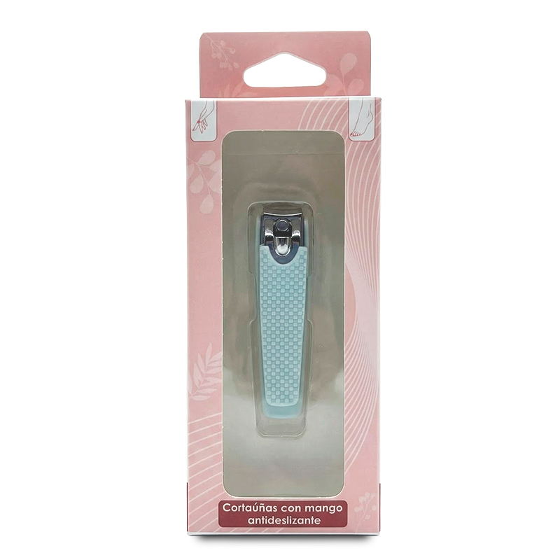 Crisalia Cortaúñas de Acero Inoxidable con Base Antideslizante Uso Profesional y Doméstico - 6,7 cm