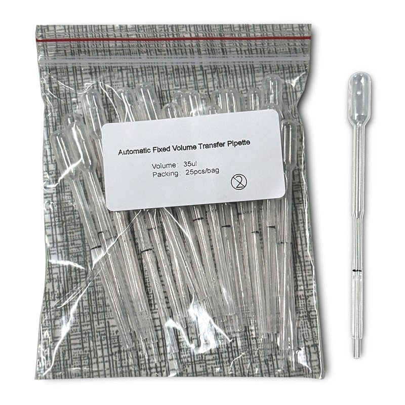 Tubos Capilares de Transferencia de 35 μl - Bolsa de 25 Pipetas